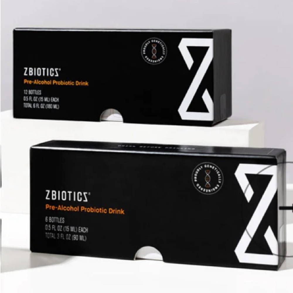 🍸 ZBiotics Pre-Alcohol Probiotic Drink 12-Pack NIB - $90